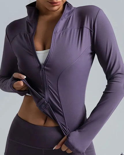 Damska sportowa bluza zapinana na zamek – modna i elastyczna