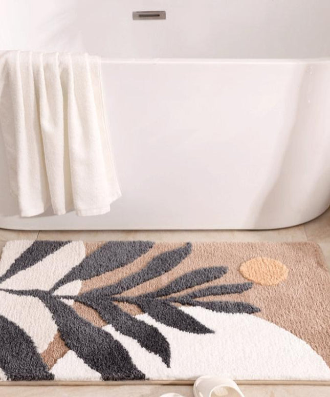 Mata łazienkowa w stylu boho