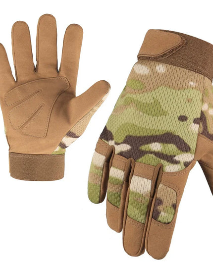 Rękawice taktyczne full-finger z ekranem dotykowym – unisex, antypoślizgowe