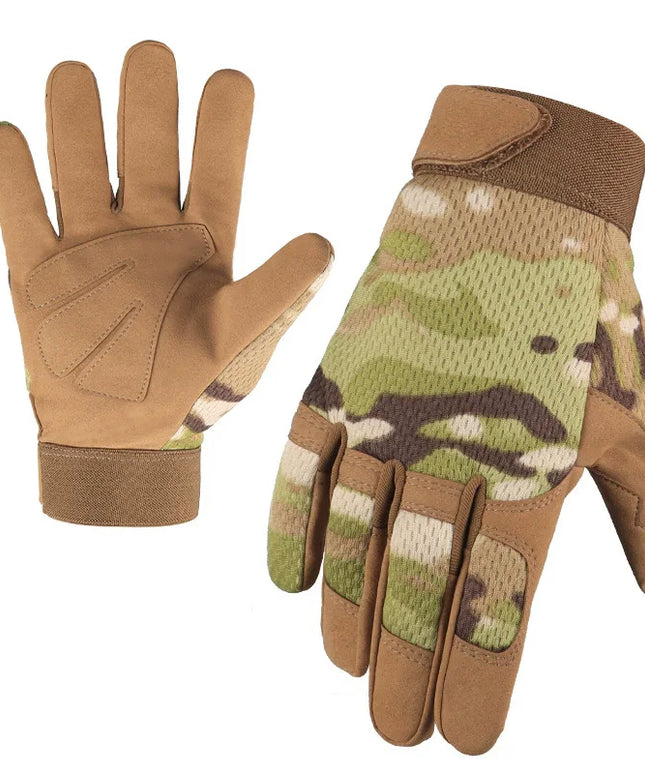 Rękawice taktyczne full-finger z ekranem dotykowym – unisex, antypoślizgowe