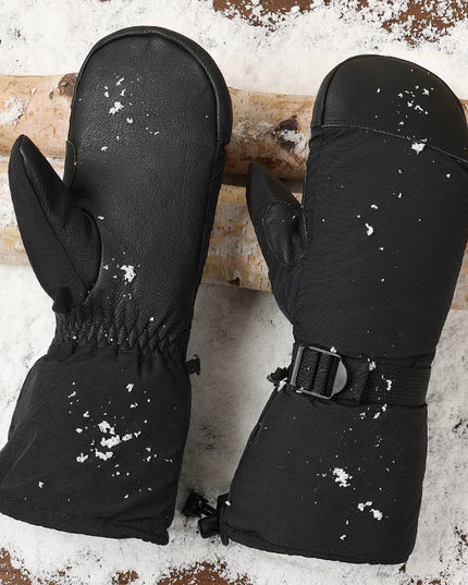 Rękawiczki unisex dwupalczaste narciarskie