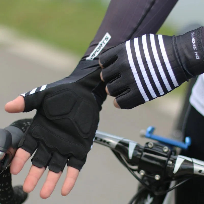 Rękawiczki unisex sportowe długie bez palców
