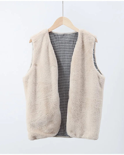 Kamizelka damska pluszowa