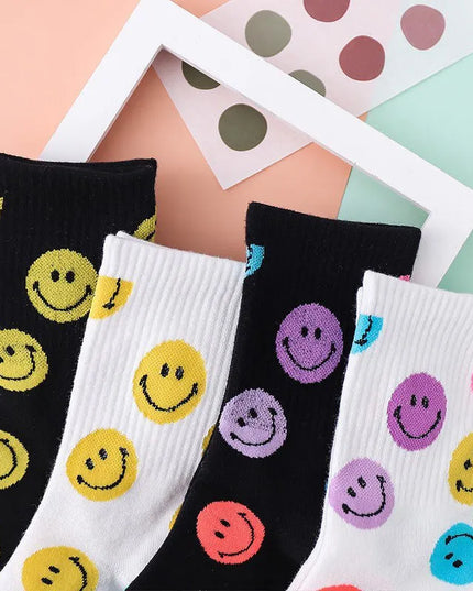 Skarpetki damskie za kostkę ze wzorem