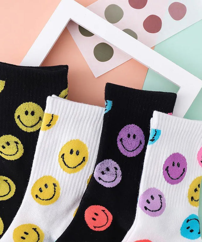 Skarpetki damskie za kostkę ze wzorem