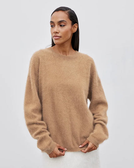 Damski klasyczny sweter oversize