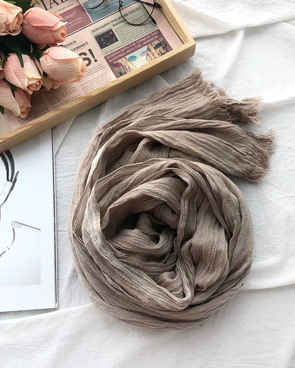 Szalik męski w stonowanych kolorach