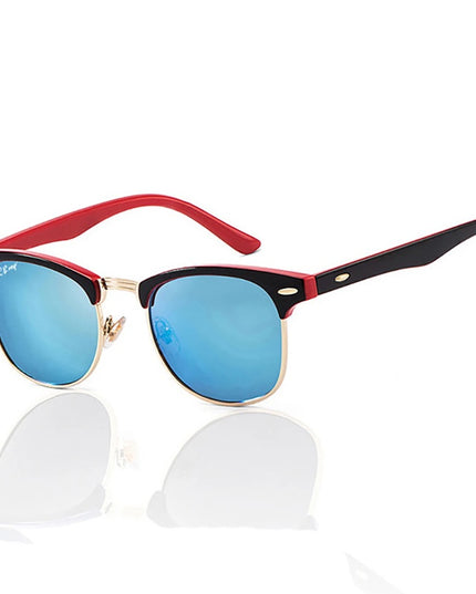 Damskie okulary przeciwsłoneczne klasyczne z okrągłymi szkłami