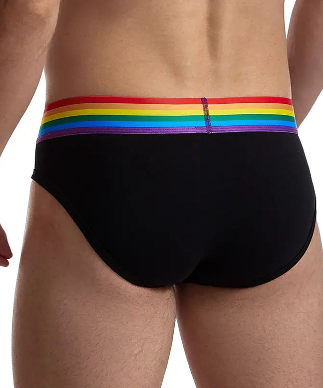 Slipy męskie z motywem tęczy