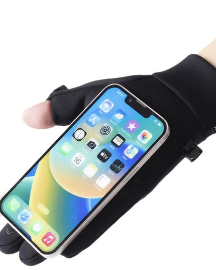 Rękawiczki męskie dotykowe z kieszonką