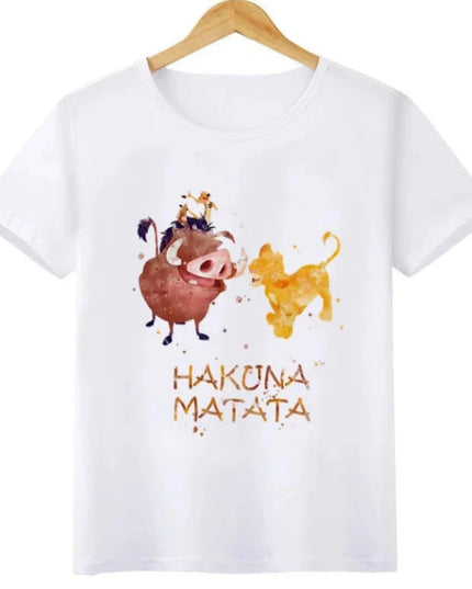 Damski T-shirt z bajkowym motywem - Król Lew