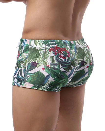 Męskie bokserki kąpielowe wiązane w kolorowe wzory