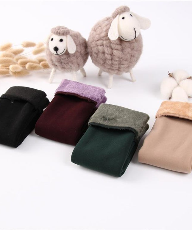 Skarpetki damskie ocieplane zimowe