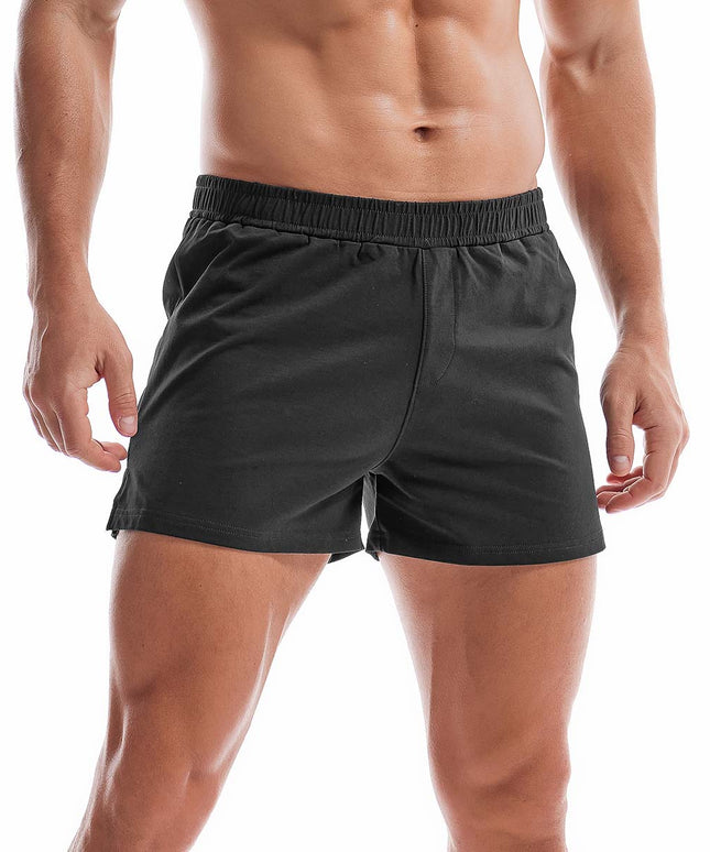 Bokserki luźne męskie w jednolitym kolorze