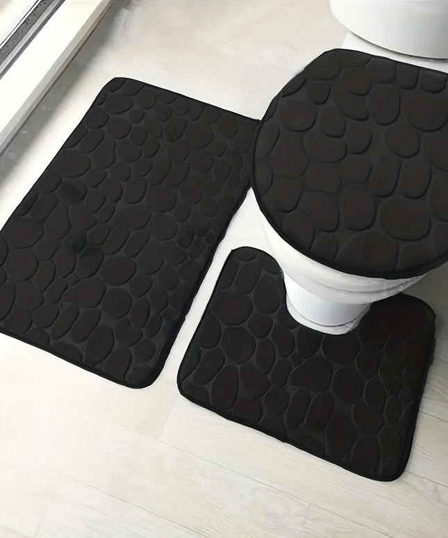 Mata łazienkowa antypoślizgowa i chłonna - zestaw 3 sztuk