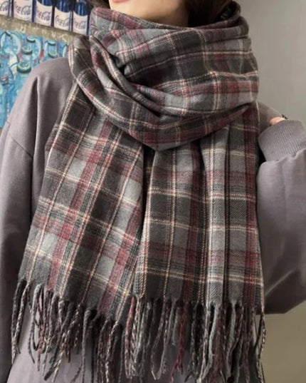 Szalik damski w kratę