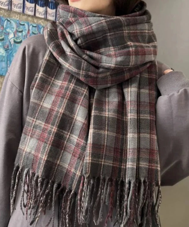 Szalik damski w kratę