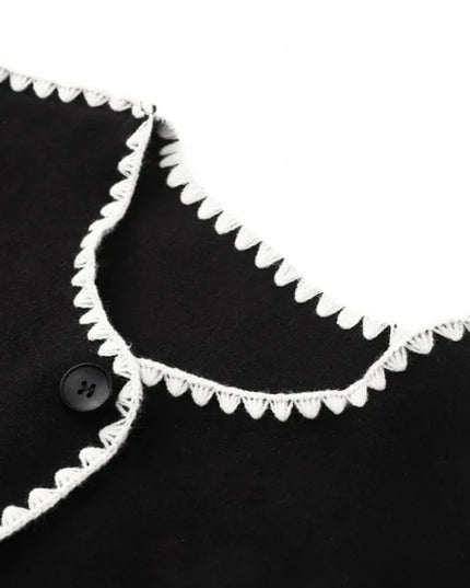 Damska ciepła kurtka zimowa z szalikiem