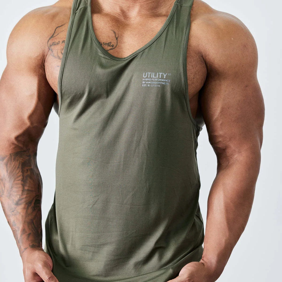 Sportowa koszulka męska typu tank top