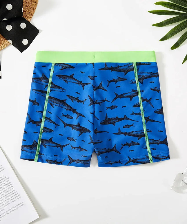 Kąpielówki dla chłopców sportowe w rekiny