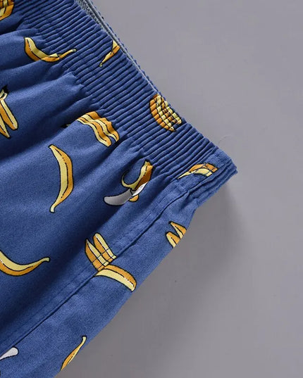 Bokserki luźne męskie z motywem bananów