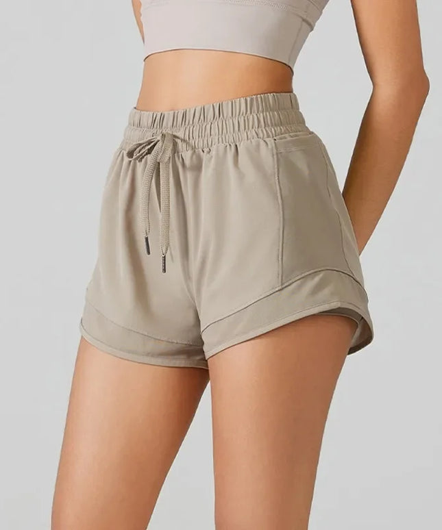 Sportowe szorty damskie oddychające i przewiewne