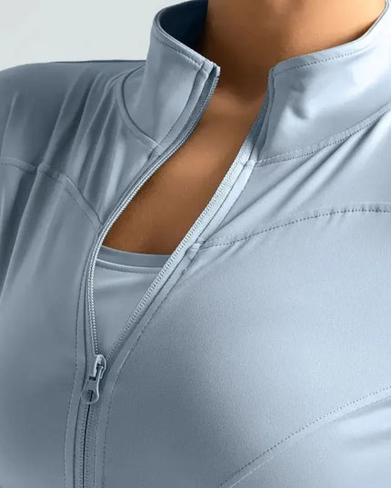 Damska sportowa bluza zapinana na zamek – modna i elastyczna