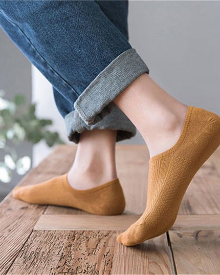 Skarpetki męskie stopki w jednolitym kolorze