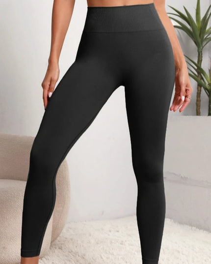 Sportowe legginsy damskie push-up bezszwowe z wysokim stanem