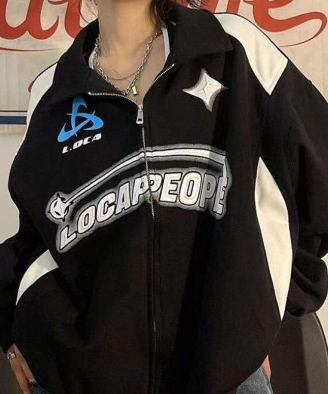 Damska bluza rozpinana w stylu vintage