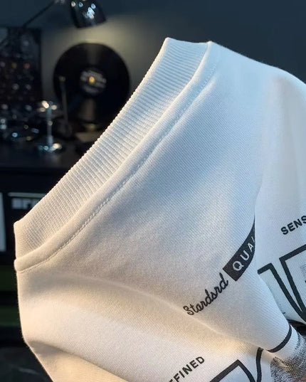 Męska bluza z nadrukiem na plecach