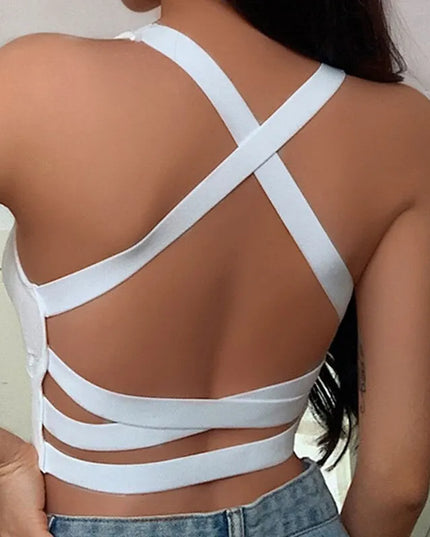 Sportowy biustonosz o dłuższym kroju