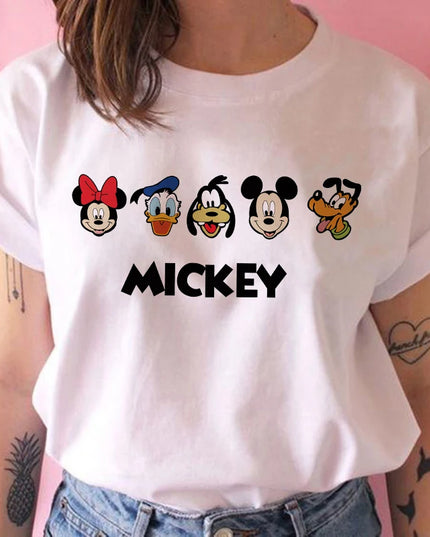 Damski T-shirt inspirowany bajką Myszka Mickey