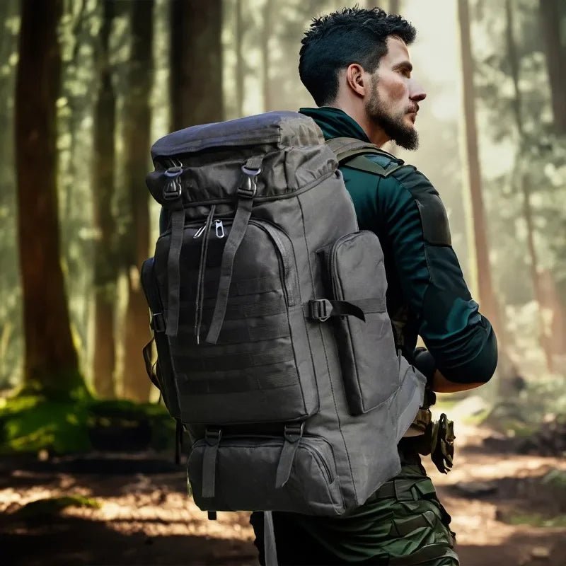 Plecak taktyczny 100L – wodoodporny plecak survivalowy i turystyczny XXL
