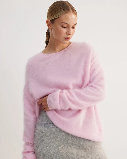 Damski klasyczny sweter oversize