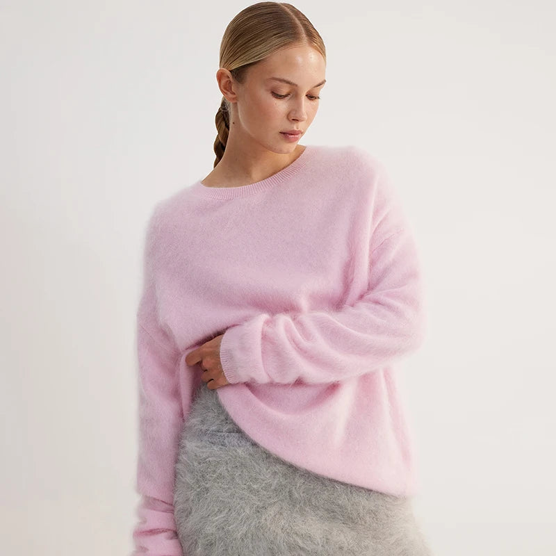 Damski klasyczny sweter oversize