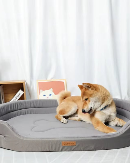 Miękkie legowisko dla psa lub kota – głębokie posłanie z podwyższonymi bokami i wygodnym wnętrzem