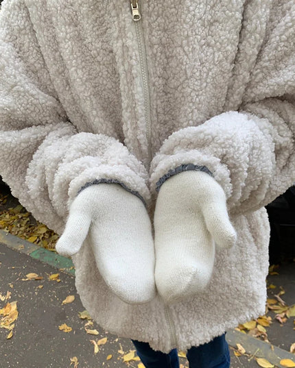 Rękawiczki damskie dwupalczaste