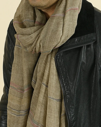 Szalik męski w formie chusty