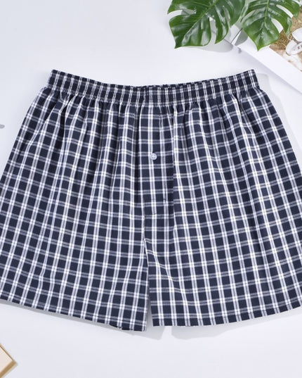 Bokserki luźne męskie do spania w paski