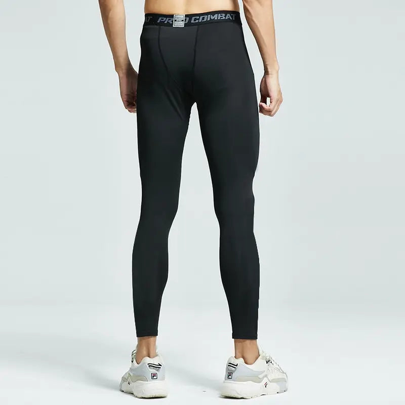 Sportowe legginsy męskie szybkoschnące