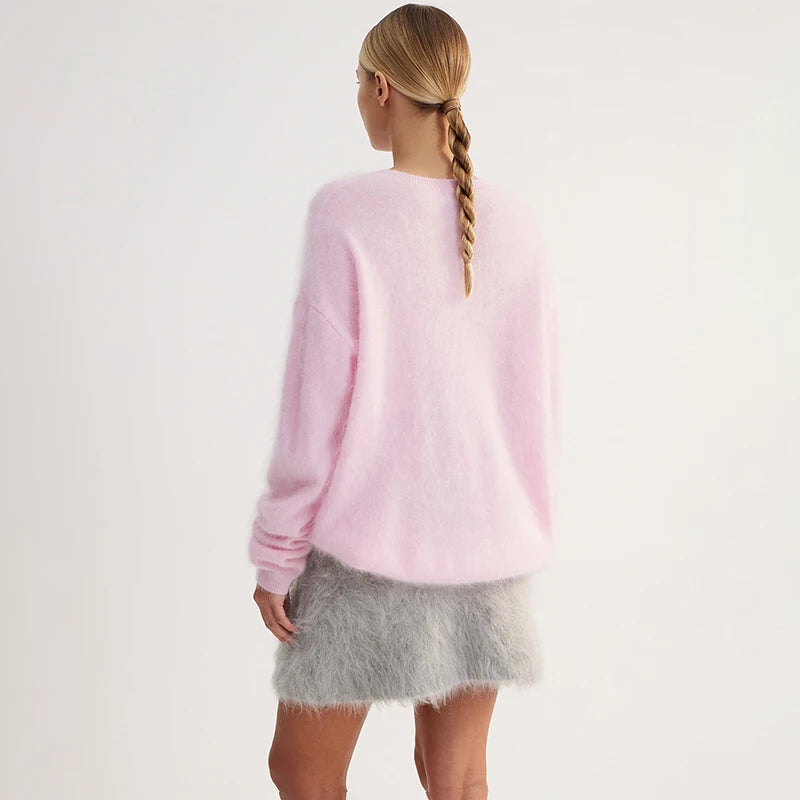 Damski klasyczny sweter oversize