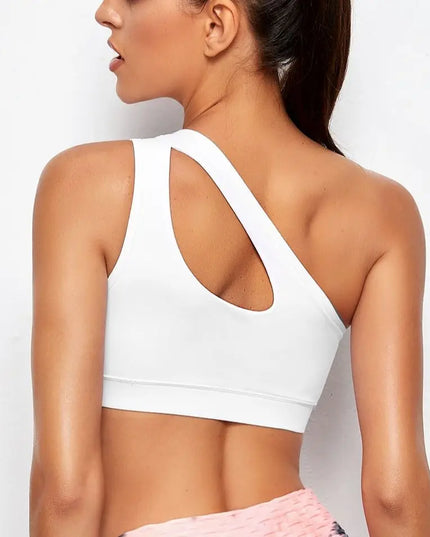 Sportowy biustonosz asymetryczny