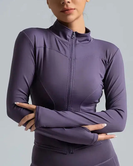 Damska sportowa bluza zapinana na zamek – modna i elastyczna