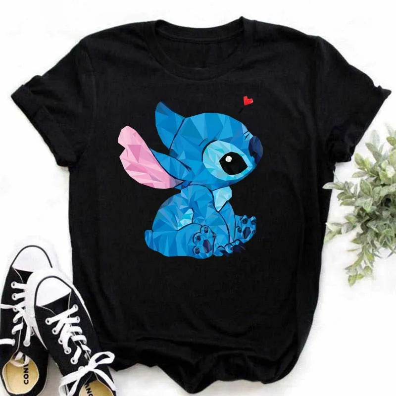 Damski T-shirt ze Stitchem