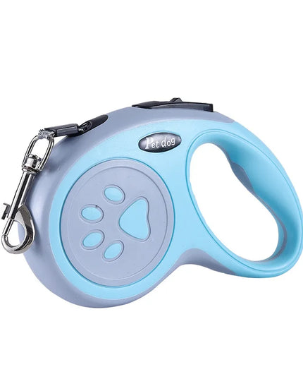 Automatyczna smycz dla psa i kota – lekka smycz z motywem łapki, 3m lub 5m