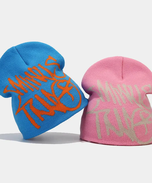 Czapka unisex w kolorowe wzory