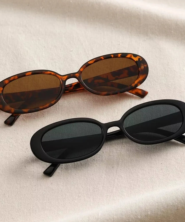 Damskie okulary przeciwsłoneczne owalne