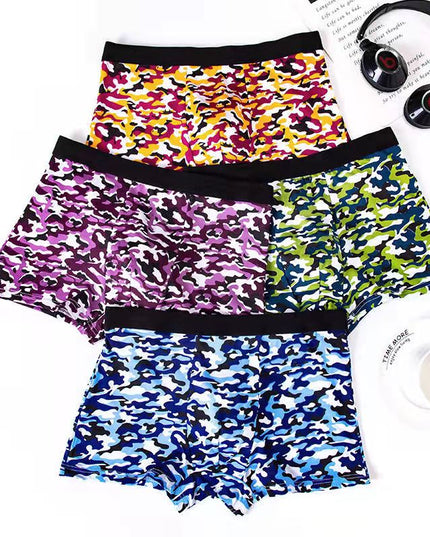 Bokserki męskie we wzory 4 sztuki