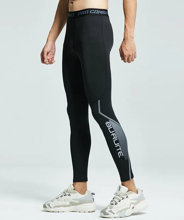 Sportowe legginsy męskie elastyczne